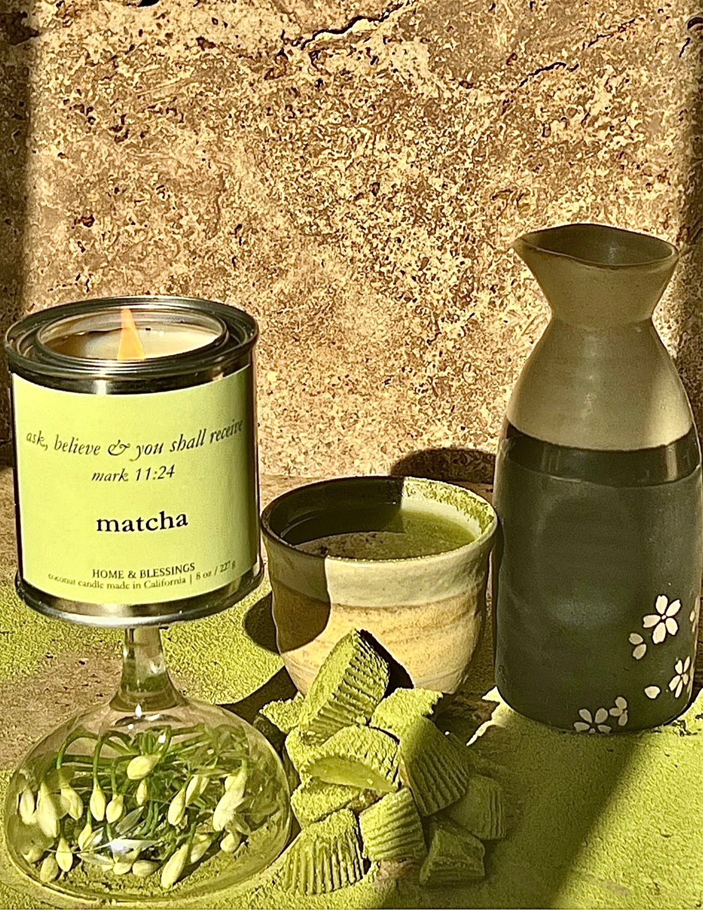 Matcha | Vanilla Cream + Matcha Powder + Tonka Bean